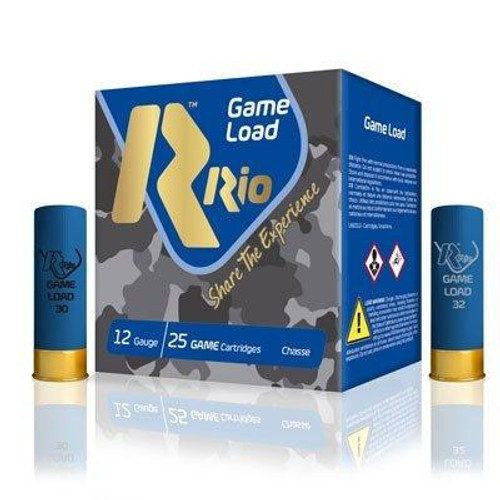 Rio Super Game 12 Gauge Ammo 2-3/4" #8 Shot 1-1/8 oz Box of 25
