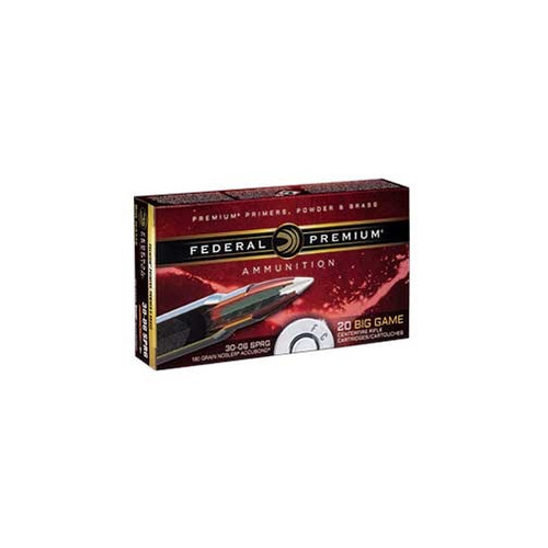Federal Vital-Shok 30-06 Ammo 180 Grain Box of 20