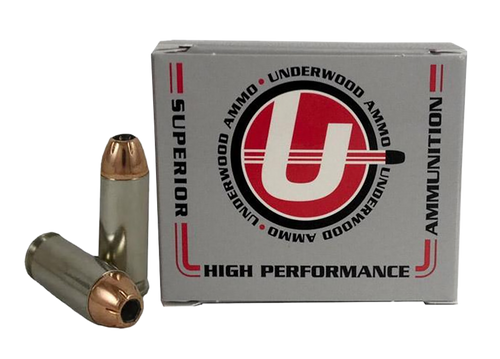 Underwood 10mm Auto Ammo 155 Grain Hornady XTP Jacketed Hollow Point Box of 20