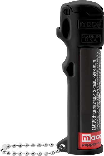 Mace Brand Personal Pepper Spray 18 Gram Aerosol Keychain 10% OC and UV Dye Black