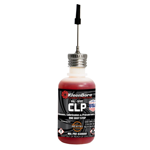 KleenBore Mil-Spec CLP Gun Cleaner 1 oz Needle Oiler