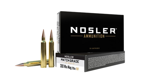Nosler 300 Win Mag Ammo 210 Grain HPBT RDF 20 Count