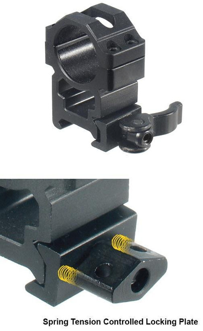 Leapers UTG 2-Piece Picatinny Rings 22mm 1 Inch High