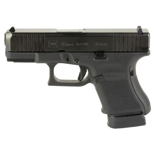Glock 30 Gen 5 .45 Auto Pistol 3.78" Barrel 10+3 Round Black
