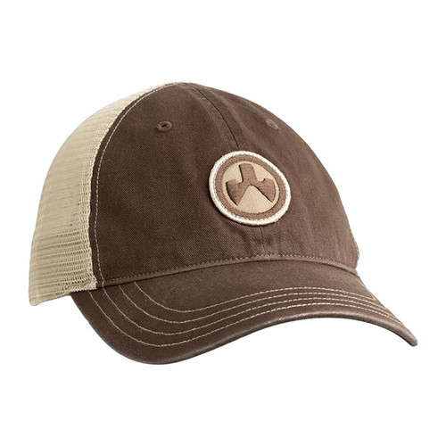 Magpul Icon Patch Garment Washed Trucker Hat Brown/Khaki One Size