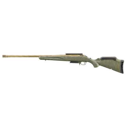 Ruger American Predator Gen II Bolt Action Rifle .22 ARC 22" 1/2x28 Threaded Barrel Green Stock