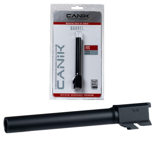 Canik Steel Drop-In Barrel for TP9 SFX TP9 SFL 9x19mm Luger Black