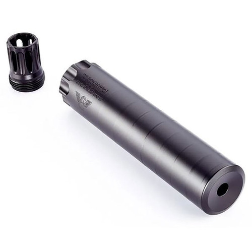Wilson Combat Quell 30 Caliber/7.62mm Rifle Suppressor 6.9 Inch 5/8x24 Thread Black