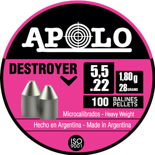 28 GRAIN 100 PACKHATSAN APOLO 22 DESTROYER