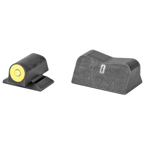 XS Sights DXT2 Big Dot Night Sights S&W Bodyguard .380 Yellow Front Black Rear - Image 1
