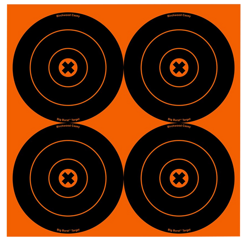 Birchwood Casey Big Burst BB6 6" Bullseye Target Pack of 12