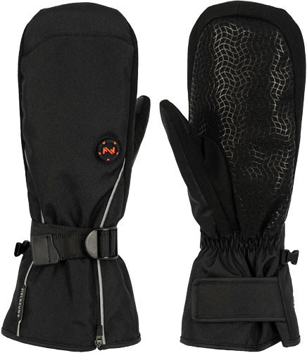 Mobile Warming Unisex Storm Heated Mitten Black Medium