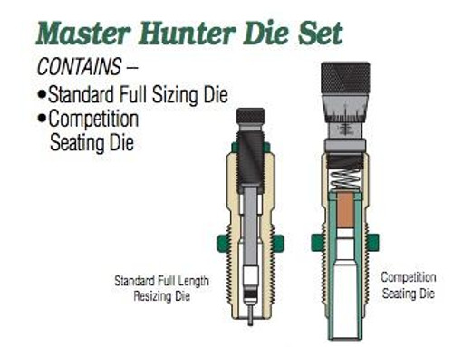 Redding Master Hunter 6.5 PRC Full Length Sizing, Micrometer Bullet Seating 2 Die Set Redding Master Hunter 6.5 PRC Full Length Sizing, Micrometer Bullet Seating 2 Die Set