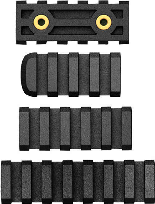 American Built Arms Company Rail Combo Pack with 4, 5, and 7 Slot Rails Black