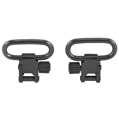 Uncle Mike's Quick Detachable Magnum Band Style Sling Swivel Set 22 Magazine Tube .420"-.470" Diameter 1" Black