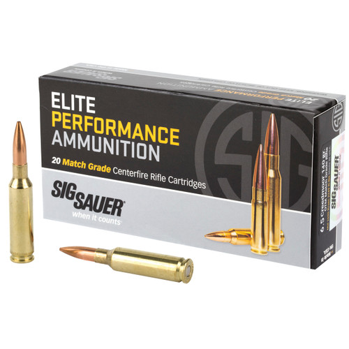 Sig Sauer Elite Match 6.5 Creedmoor Ammo 140 Grain OTM Box of 20
