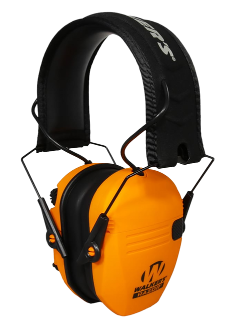 Walker's Razor Slim Low Profile Electronic Ear Muffs Blaze Orange