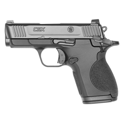Smith & Wesson CSX 9mm Luger Pistol 3.1" Barrel 12+1 Round Matte Black Slide Black Grip Matte Black Frame