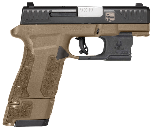 Diamondback DBAM29 9mm Luger Pistol 3.5" Barrel 17+1 Round Flat Dark Earth Slide Black Polymer Grip