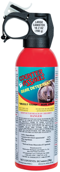 Counter Assault Bear Deterrent 8.1 oz/10.2 oz Magnum Pack