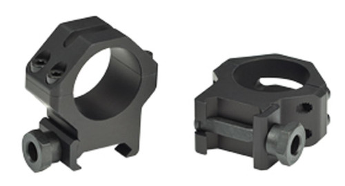 Weaver Tactical 4 Hole Picatinny 30mm Scope Rings Matte Black Extra-High