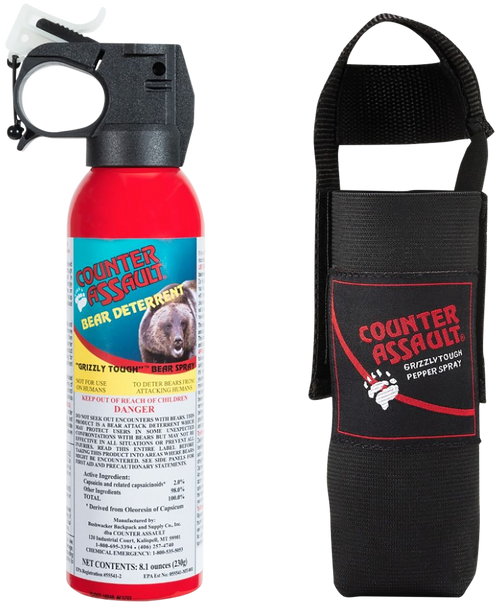 Counter Assault Bear Deterrent Spray 8.1 oz with Holster