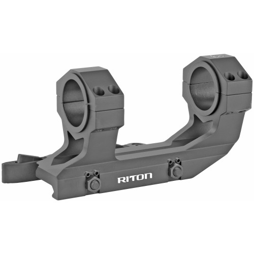 Riton Optics 30mm/1" QD Scope Mount Black - Image 1