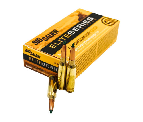 Sig Sauer Elite Hunting 6.5 Creedmoor Ammo 130 Grain Polymer Tipped Box of 20