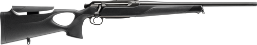 Sauer 505 Synchro XT Bolt Action Rifle .243 Winchester 22" Threaded Barrel Titanium Gray  Black Thumbhole Stock