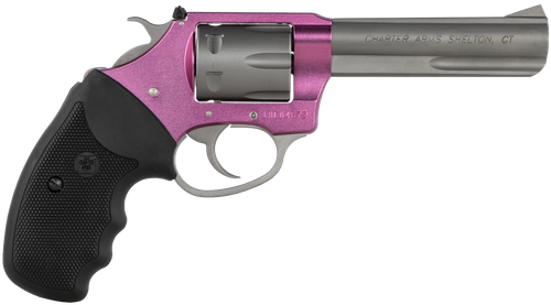 Charter Arms Pathfinder Lite .22 LR Pistol 4.2" Barrel 6-Shot Pink/Matte Stainless