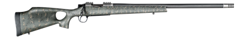Christensen Arms Summit Ti Bolt Action Rifle 6.5 PRC 24" Threaded Barrel Titanium Receiver Green Thumbhole Stock