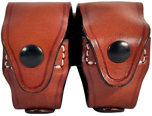 2Nd Amendment 1791 Llc Revolver Double Carrier Speed Loader Outside Waistband Belt Carrier Steer Hide Brown