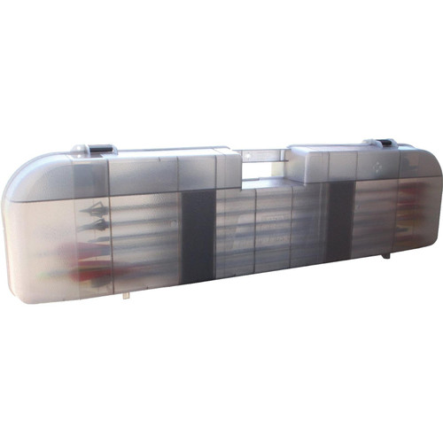 MTM Arrow Plus Case, 36 Arrows, Clear Smoke