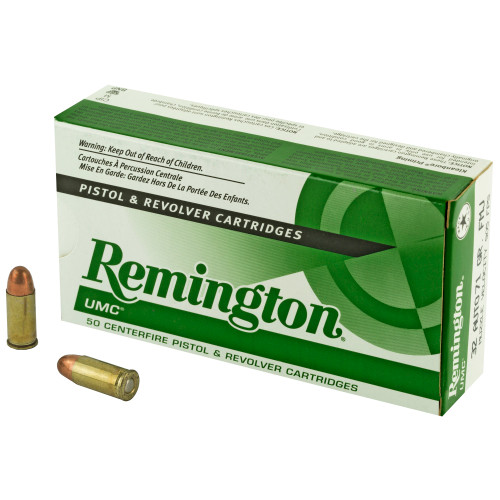 Remington UMC 32 ACP Ammo 71 Grain Full Metal Jacket Box of 50 - Image 1