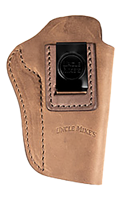 Uncle Mike's UM-IWB-6-BRW-R Inside Waistband Holster Size 6 Brown Leather Right Hand