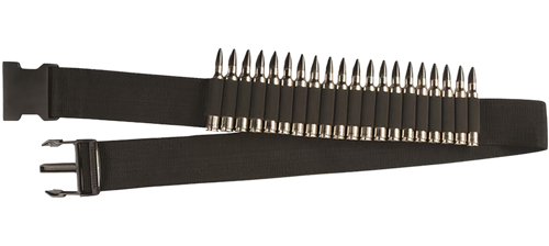 Hunter's Specialties Rifle Ammo Belt Adjustable 20-Round Black