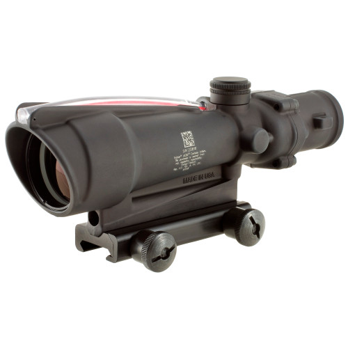 Trijicon ACOG TA11 BAC Rifle Scope 3.5x 35mm Dual-Illuminated Red Horseshoe Dot 308 Winchester Reticle with TA51 Flattop Mount Matte Black - Image 1