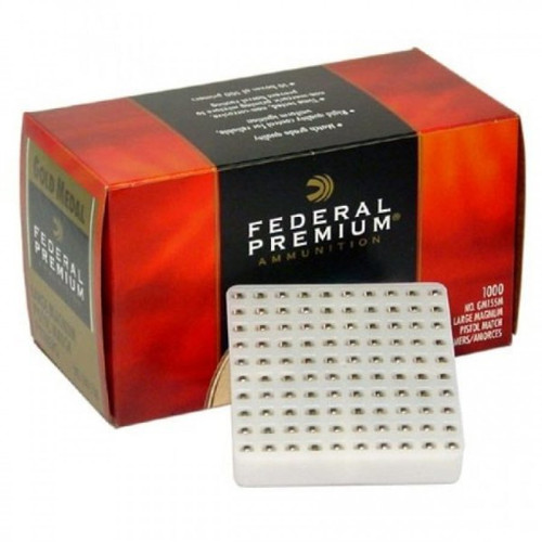 Federal GM210M Premium Gold Medal Large Rifle Primers 1000 total packed 10 boxes of 100