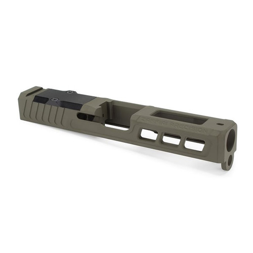 Zaffiri Precision ZPS.3 Slide Glock 19 Gen 3 9mm Luger Optic Ready OD Green
