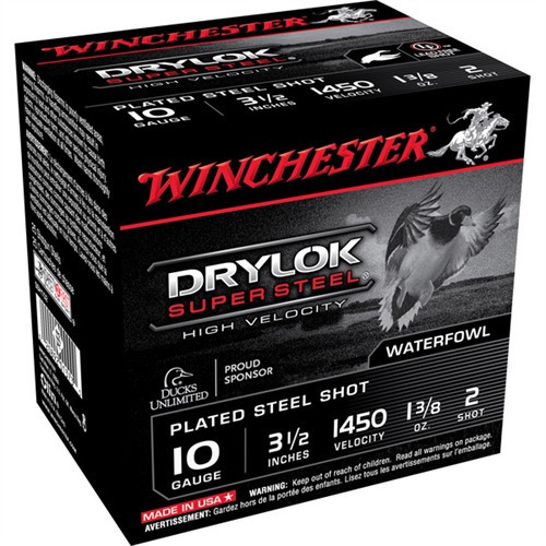 Winchester Unknown Model 10 Gauge Ammo 3-1/2" #2 Steel Shot 1-3/8 oz Box of 25