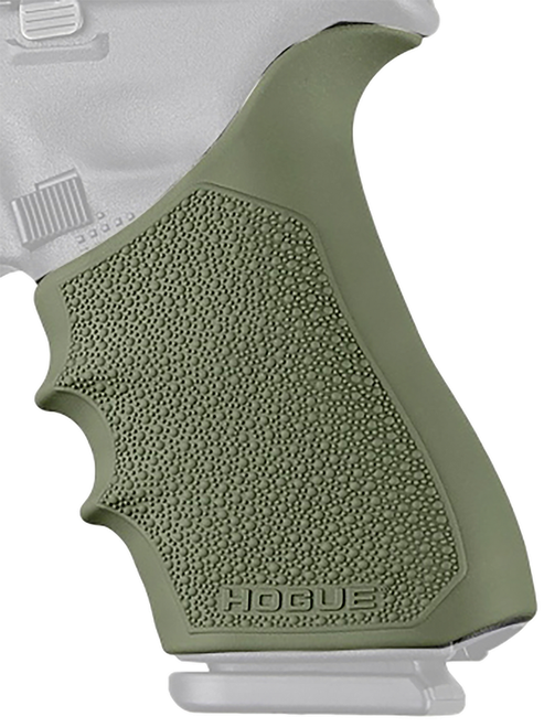 Hogue HandAll Beavertail Grip Sleeve Glock 17 17L 19X 34 34 MOS Gen 1-2-5 OD Green