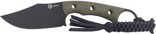 CIVIVI Midwatch Pocket Knife 3.39" Green Micarta Handle Black Blade