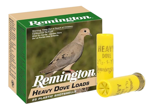 Remington Heavy Dove Load 20 Gauge Ammo 2-3/4" #8 Shot 1 oz Box of 25