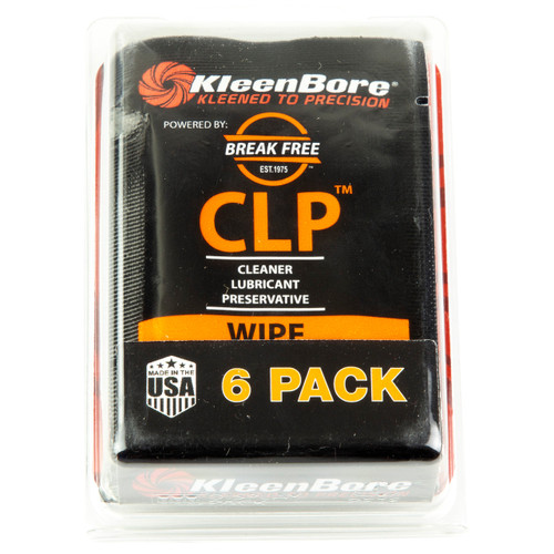Kleen-Bore CLP Cleaning Wipes 6 Pack