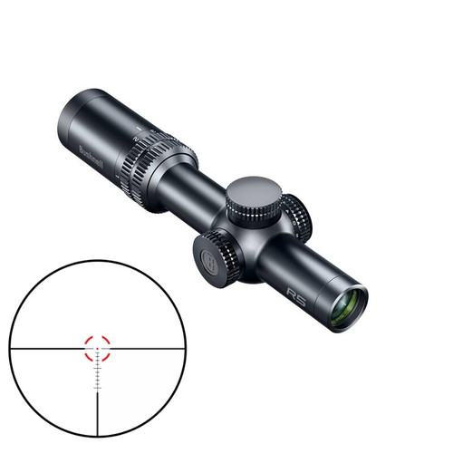 Bushnell R5 Rifle Scope 1-6x 24mm 30mm Tube Illuminated DD2-QA Reticle Black
