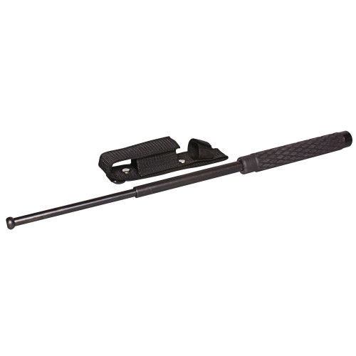 Ps Products 21 Inch Expandable Baton Black Rubber Handle