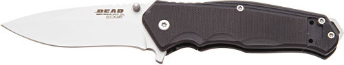Bear Edge G10 Sideliner Pocket Knife 3.38" Black Handle