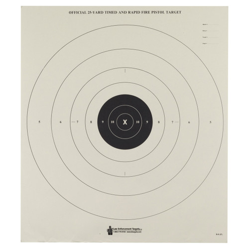 Action Target Bullseye Paper Targets 100 Pack