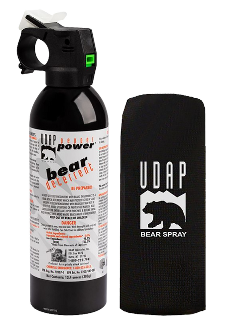 Udap 18CP Magnum Bear Spray 13.4 oz with Chest Holster