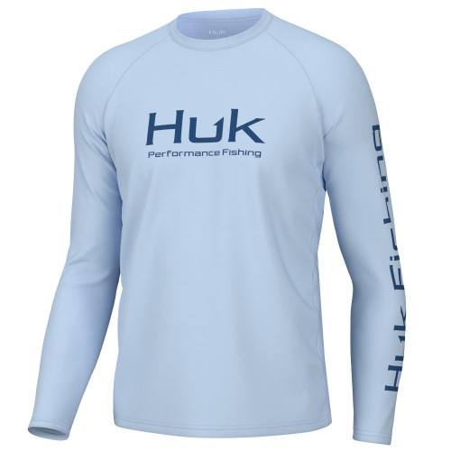 Huk Pursuit Vented Long Sleeve Shirt Ice Water 2XL